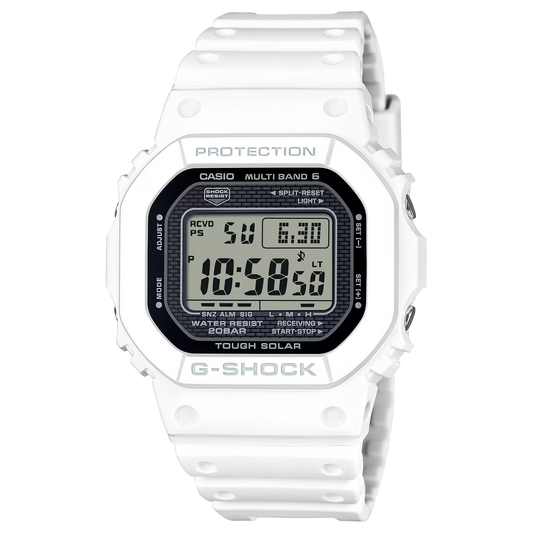 G-Shock GW5000HS-7 Tough Solar Multi-Band 6 White Square