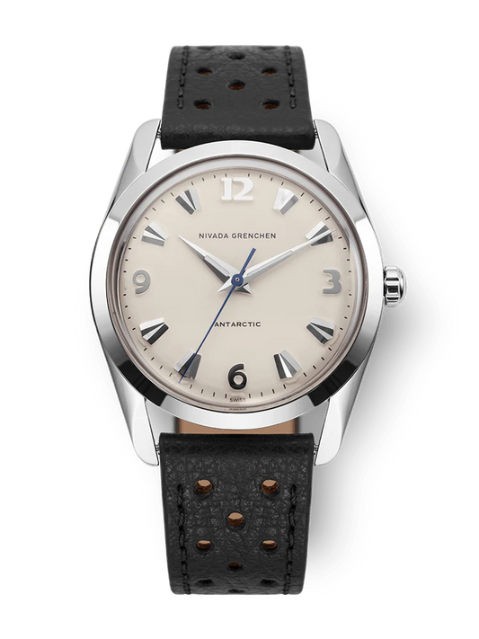Nivada Grenchen 35004M40 Antarctic 35mm Eggshell White Luminova Automatic