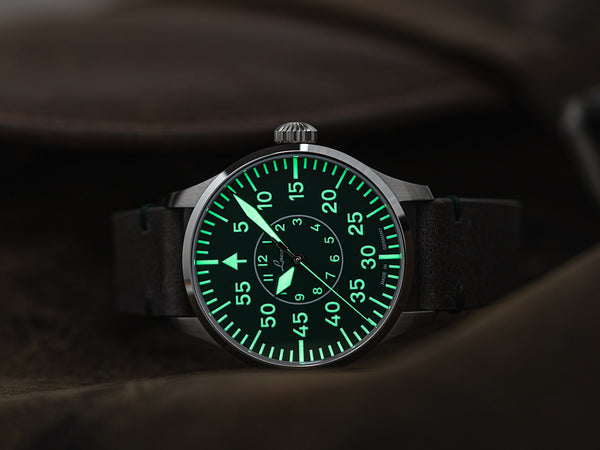Laco 862179 Pilot Watches Aachen Grun 42 Limited Edition Type B