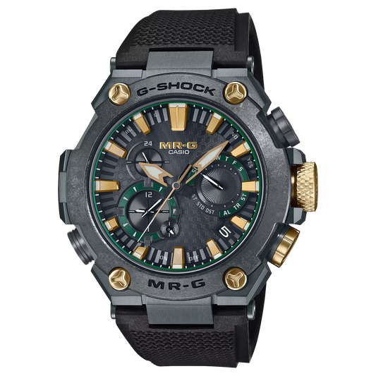 G-Shock MRGB2000RG-3A Kurogane-Iro MR-G Green DLC Titanium Rubber