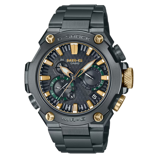 G-Shock MRGB2000BG-3A Kurogane-Iro MR-G Green DLC Titanium