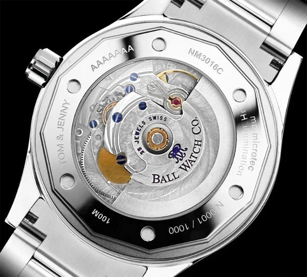 Ball NM3016C-S1J-WH Engineer II Moon Calendar Radial White