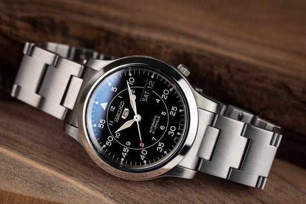 Seiko Sports SNK809 Black Dial Automatic Metal Bracelet // Pre-Owned