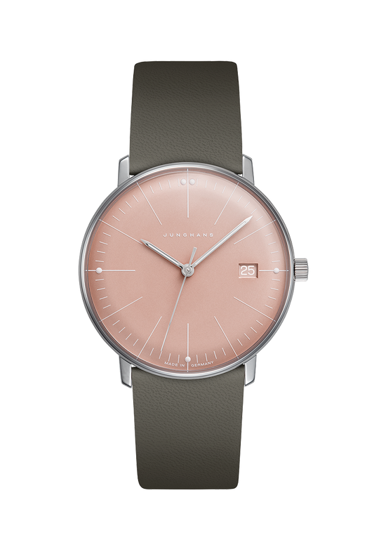 Junghans 47/4555.02 max bill Damen Pink Dial Ladies Quartz