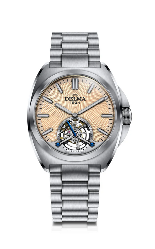 Delma 41702.770.6.184 1924 Tourbillon 100th Anniversary Hand-Wound Salmon