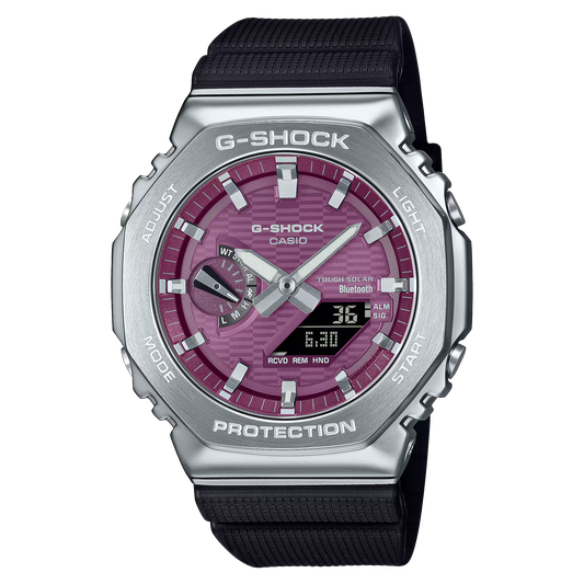 G-Shock GBM2100A-4B G-STEEL 2100 Series Purple Dial Tough Solar