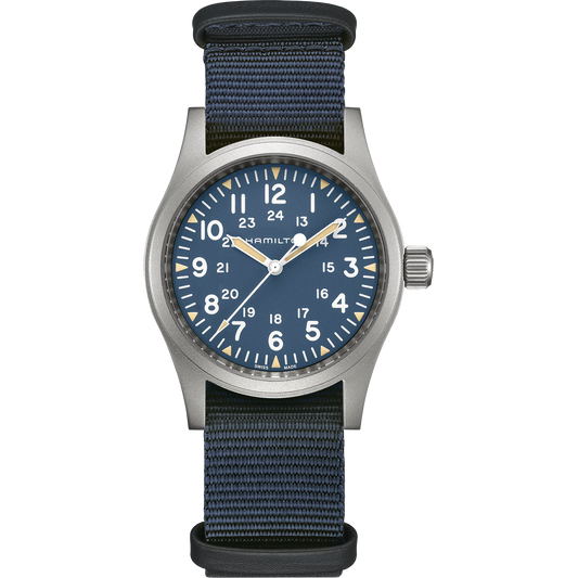 Hamilton H69439940 Khaki Field Mechanical Blue Dial