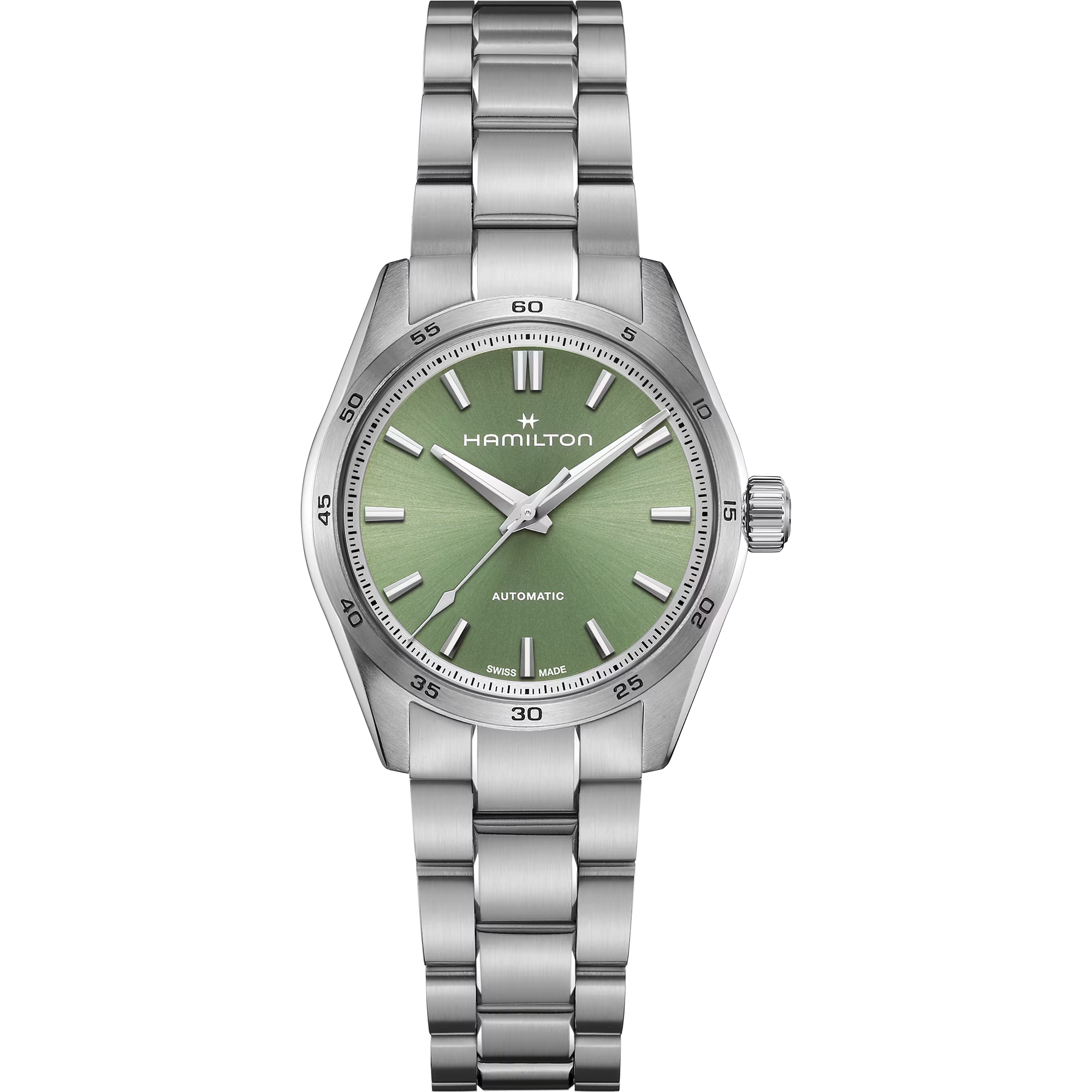 Hamilton クォーツ　ブラック/グリーン Hamilton H36105160 Jazzmaster Performer Auto 34mm Green Ladies