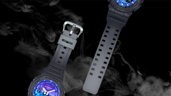 G-SHOCK カシオ ブルー GA-2100FL-1AJF G-Shock GA100FL-1A Flames of Color Blue Dial Ana-Digi – Arizona