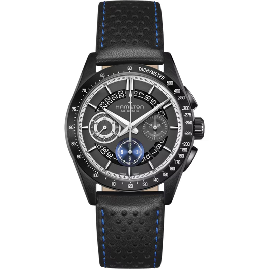 Hamilton H36646780 Jazzmaster Performer Autochrono 42mm Black DLC