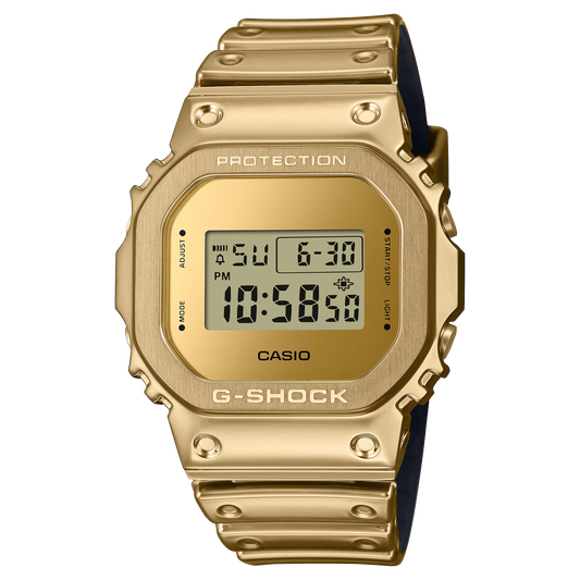 G-Shock GM5600YMG-9 Fine Metallic Series Monochromatic Gold Square Digital