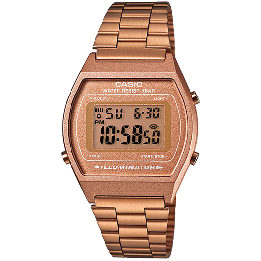 Casio Vintage B640WC-5AVT Rose Gold Digital Bracelet