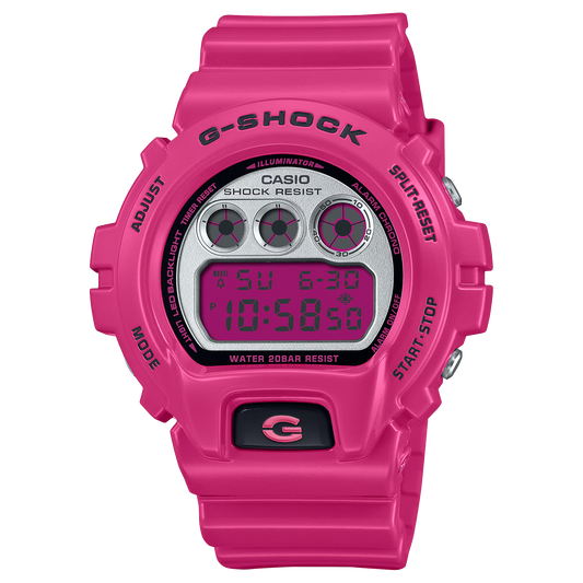 G-Shock DW6900RCS-4 Vibrant Pink Retro Triple Graph