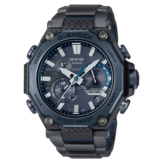 G-Shock MTGB2000YBD2 MT-G Dual Core Guard Carbon Analog Blue