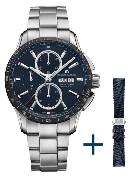 Maurice Lacroix PT6038-SSL2H-430-C Pontos S Chronograph Blue 43mm