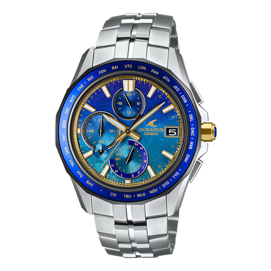 Casio Oceanus OCWS7000SS-2A 50th Anniversary Manta Sky and Sea Limited Edition
