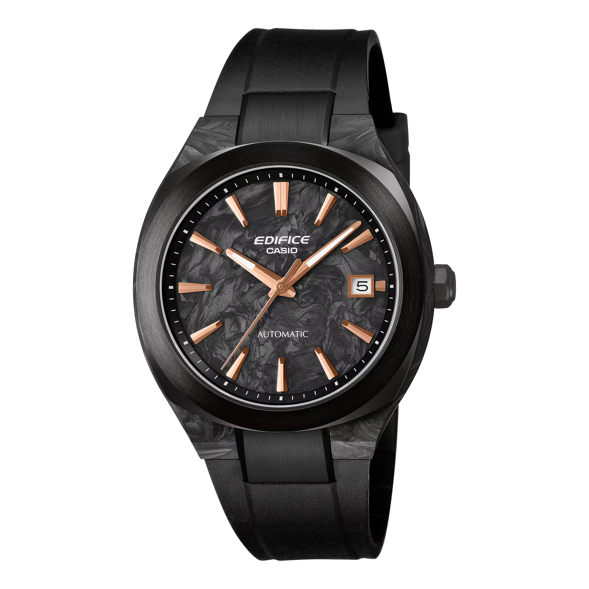 Casio Edifice EFK200XPB-1A Motorsports Forged Carbon Dial Black