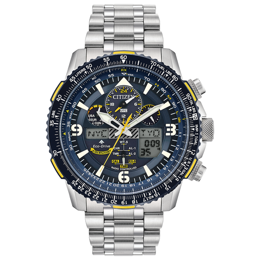 Citizen JY8078-52L Blue Angels Promaster Skyhawk A-T Atomic Timekeeping // Pre-Owned