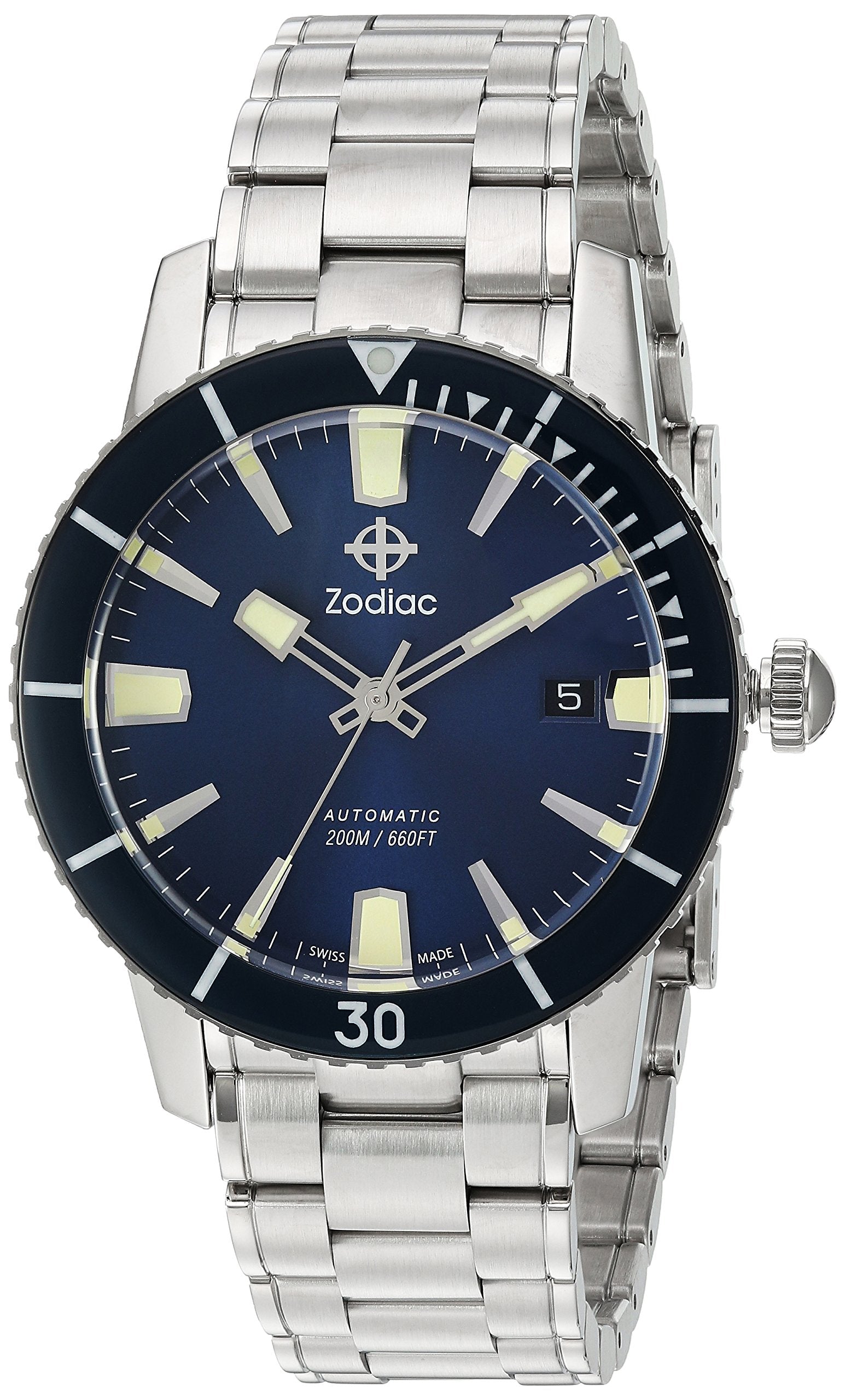 Zoi/ページ Zodiac ZO9258 Super Sea Wolf Swiss Automatic Diver // Pre-Owned