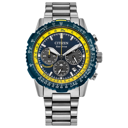Citizen CA4667-53L Promaster Navihawk Blue Angels Blue Dial 40mm Eco-Drive