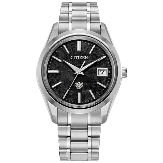 Citizen AQ4100-57E The CITIZEN Super Titanium Black Dial Ultraprecise Caliber A060