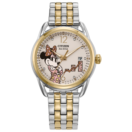 Citizen FE6084-70W Disney Empowered Minnie Mouse Two Tone Ladies