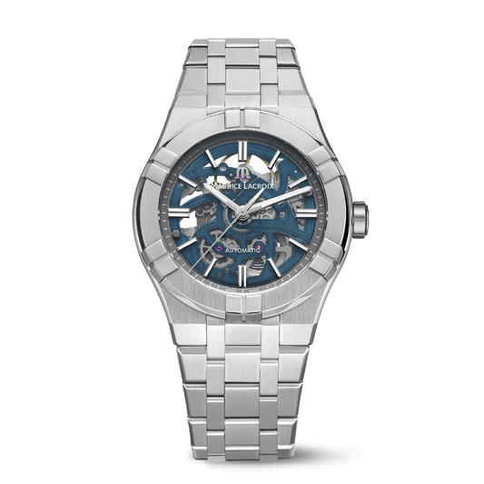 Maurice Lacroix AI6007-SS002-031-1 Aikon Skeleton Automatic Blue