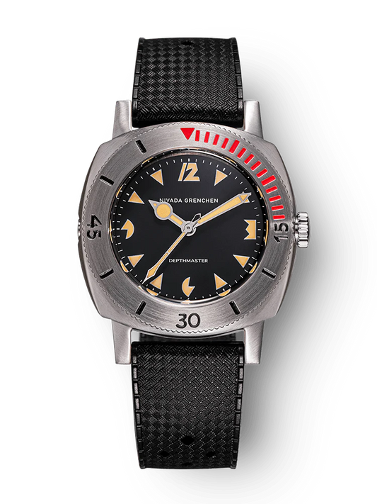 Nivada Grenchen 14105A01 Pacman Depthmaster 39mm Automatic