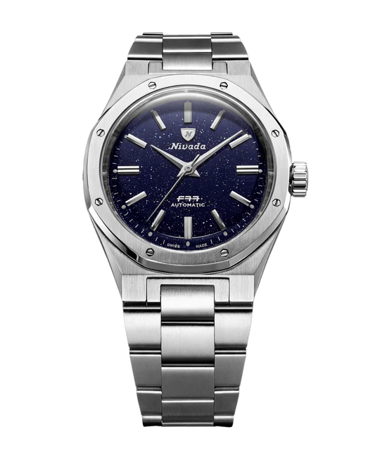 Nivada Grenchen 68047A77 F77 SST Dark Blue Aventurine MK2 38mm Automatic