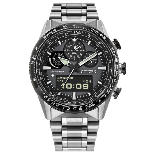 Citizen JV2006-55H Promaster Skyhawk U830 Gray Dial Stainless Steel Eco-Drive