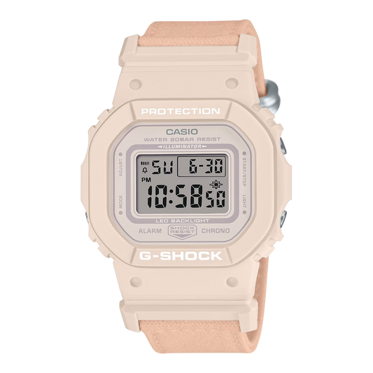 G-Shock GMDS5600CT-4 Compact Slim TRUECOTTON Pastel Pink Ladies Square