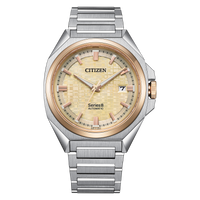 Citizen NB6059-57P Series8 831 Champagne Textured Dial Automatic Exclusive