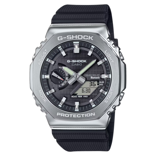 G-Shock GBM2100-1A Metal Clad Casioak Vapor Black Resin Band
