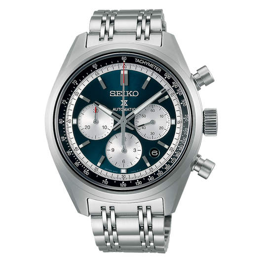 Seiko Prospex SRQ051 Speedtimer Chronograph Blue Dial