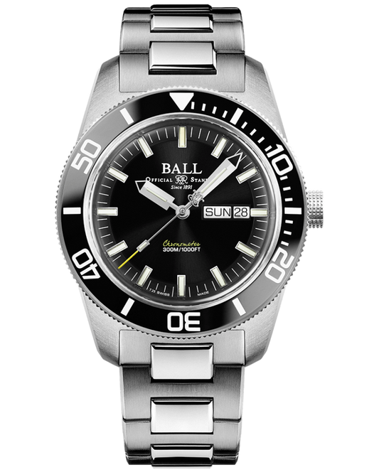Ball DM3308A-SC-BK Engineer Master II Skindiver Heritage Automatic Chronometer Black