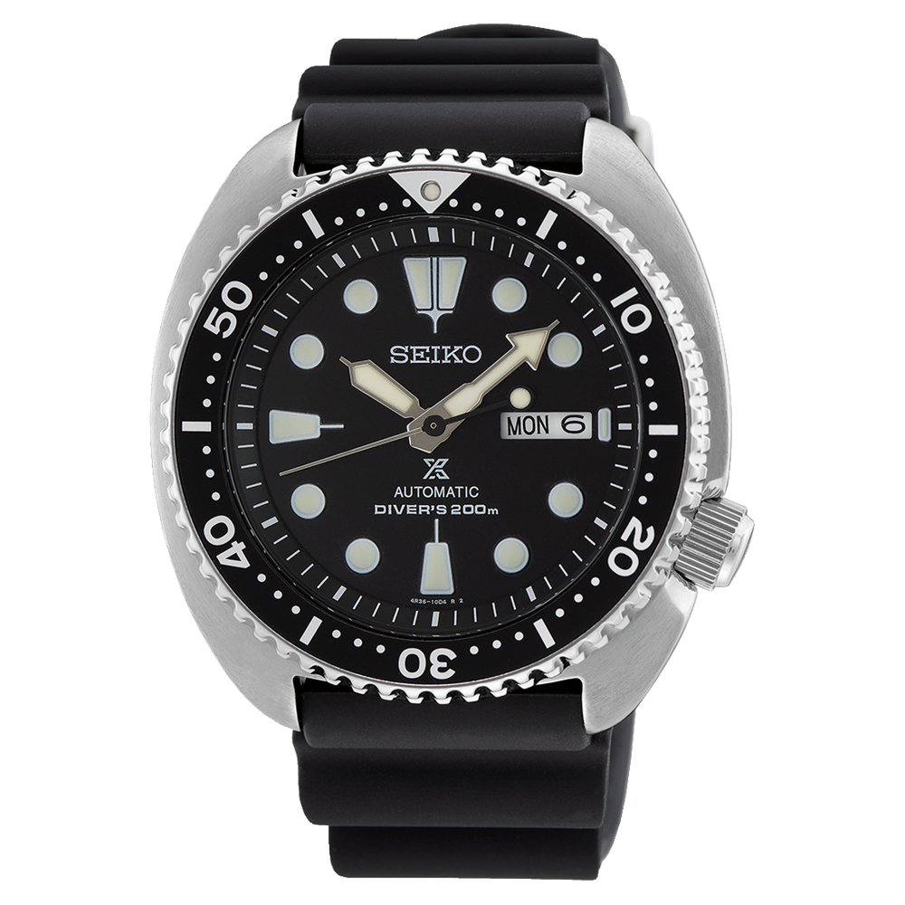Seiko Prospex SRPE93 Black Dial Turtle Automatic – Arizona Fine Time