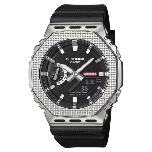 G-Shock GM2100M-1A Industrial Design Silver Ion Ana-Digi
