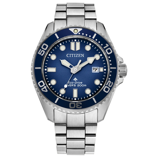 Citizen BN0260-54L Promaster Dive Blue Dial 200m Eco Drive Stainless Steel