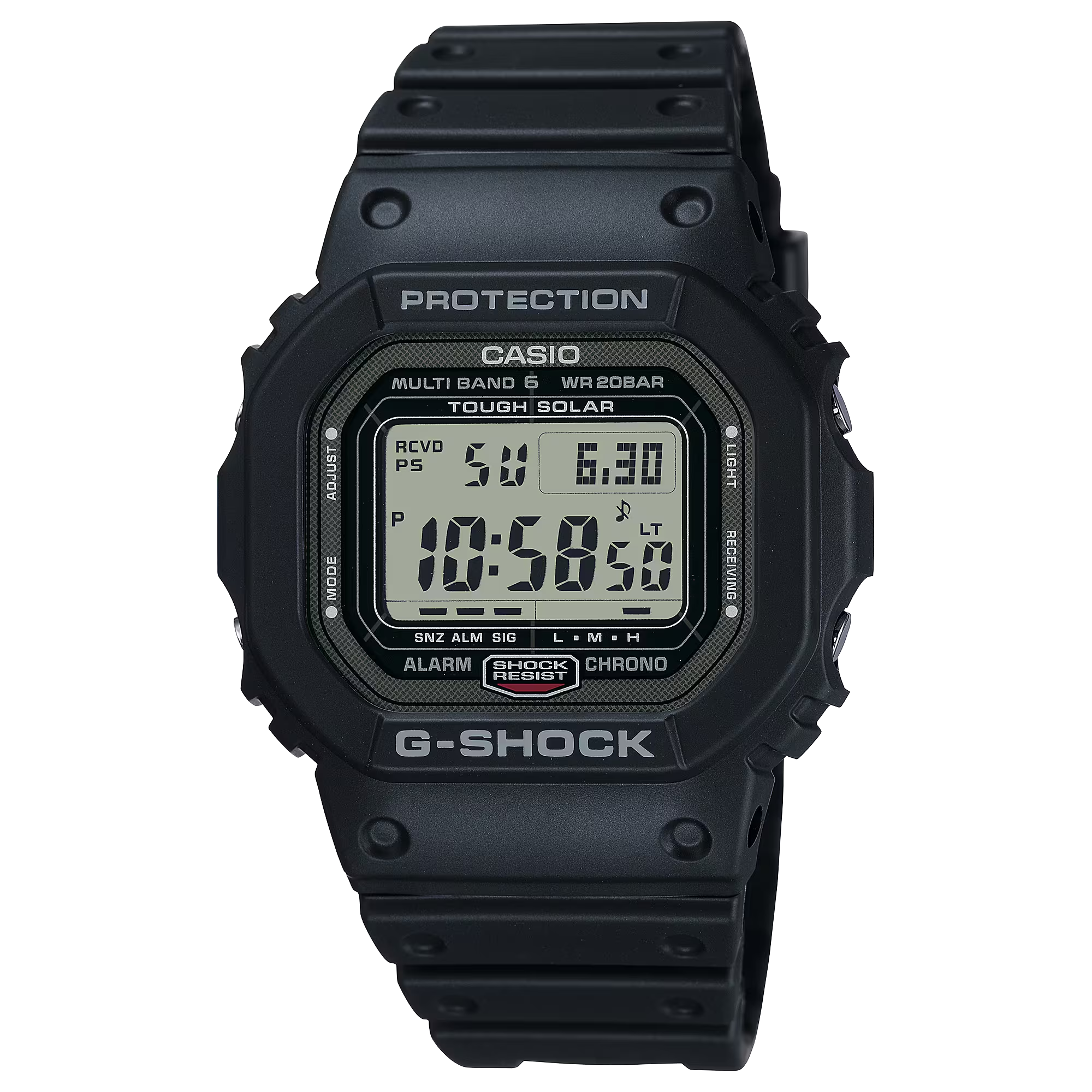 G-Shock GW5000U-1 Multi Band 6 Solar Screw Down Caseback DLC G-Shock GW5000U-1 Multi Band 6 Solar Screw Down Caseback DLC
