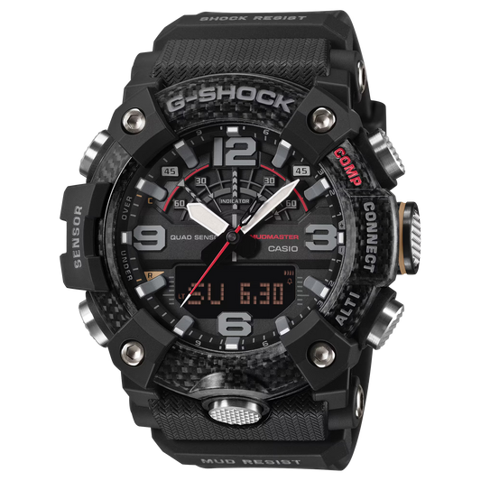 G-Shock GGB100X-1A Master of G Mudmaster Quad Sensor Heavy Duty Carbon Black