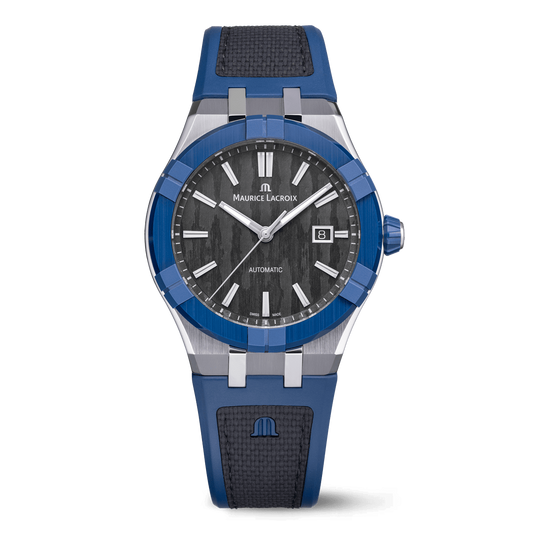 Maurice Lacroix AC6008-SSL40-330-4 Aikonic Automatic Technical Ceramic Blue Black 43mm