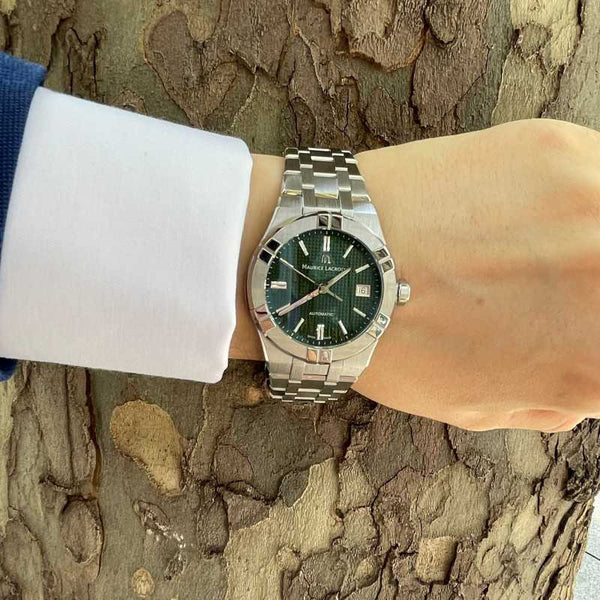 Maurice Lacroix AI6007-SS002-630-1 Aikon 39mm Green Dial Automatic