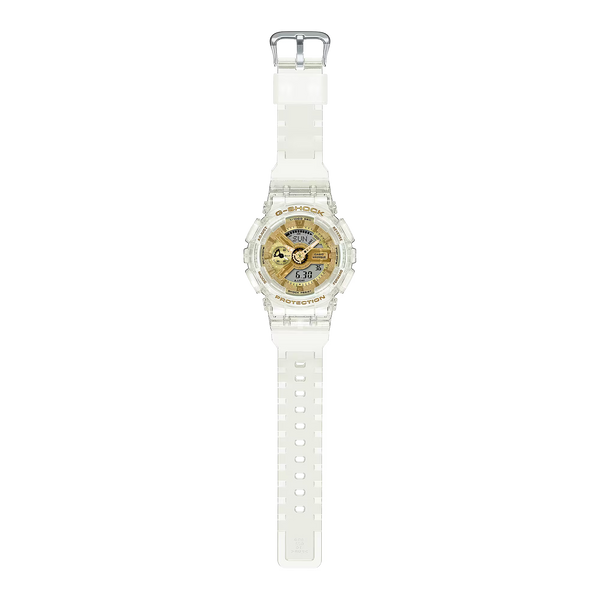 G Shock GMAS110SG 7A Summertime Shine Ladies Clear Gold Arizona