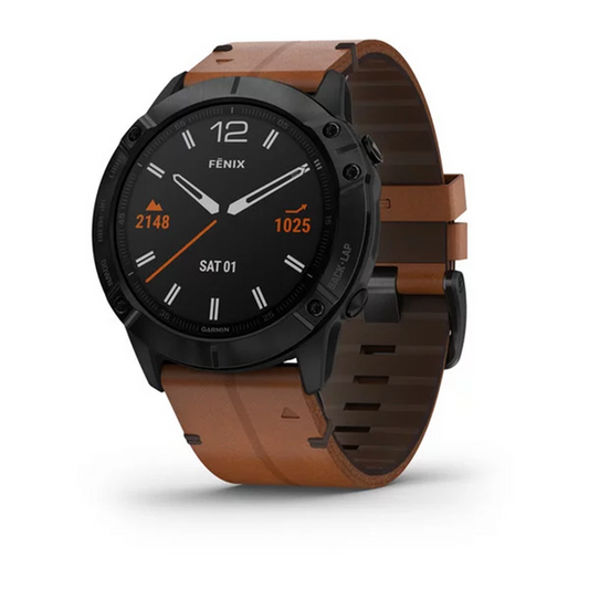 Garmin 010-02157-13 Fenix 6X Chestnut Leather