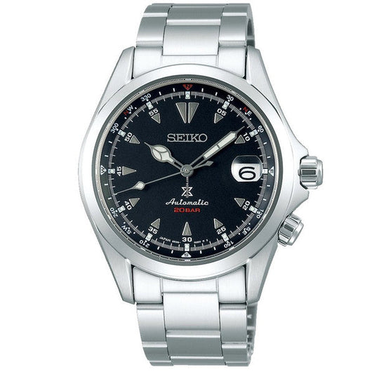 Seiko Prospex SPB117 Alpinist Black Dial Steel Bracelet