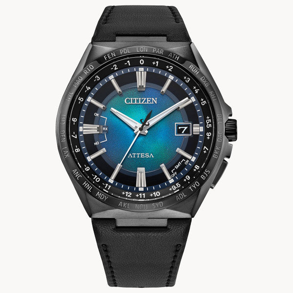 Citizen CB0215 18L Attesa Blue Dial Atomic Timekeeping Super