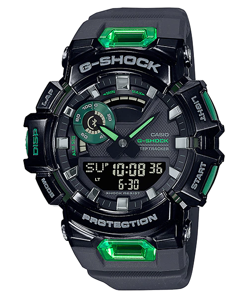 G-Shock GBA900SM-1A3 G-SQUAD Vital Bright Vibrant Green