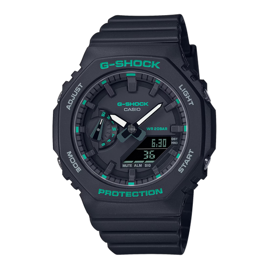 G-Shock GMAS2100GA1A Ana-Digi Casioak Black Green