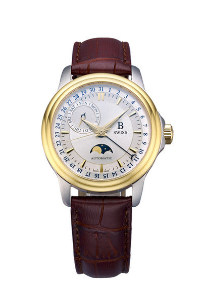 B Swiss 00.50507.34.13.01 Prestige MoonPhase // Pre-Owned