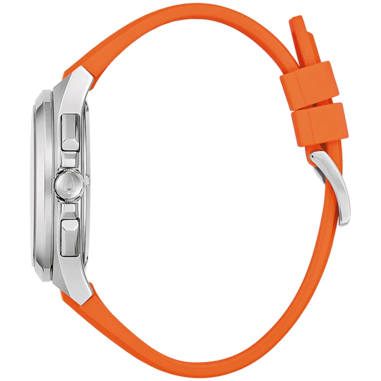 Bulova 96B407 Marc Anthony Maquina Limited Edition Blue Orange